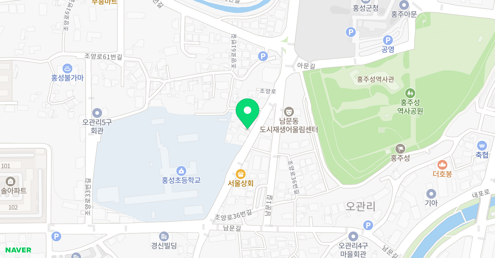 세웅 속셈학원 위치