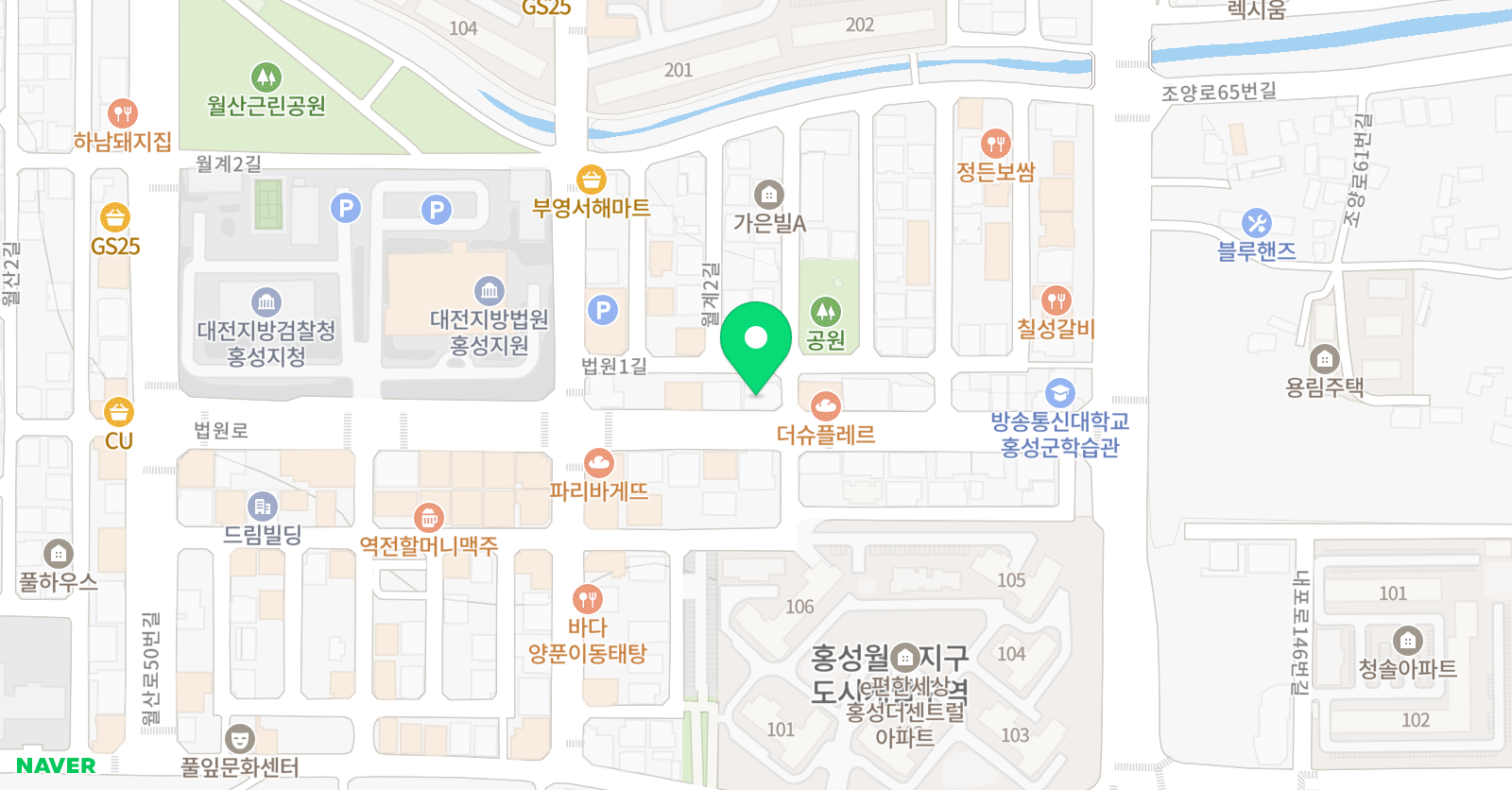 뉴브리튼 외국어학원 위치