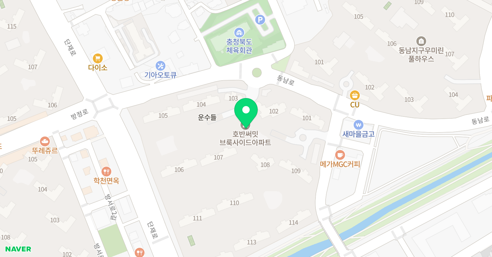 기탄 사고력교실 동남호반써밋점 위치
