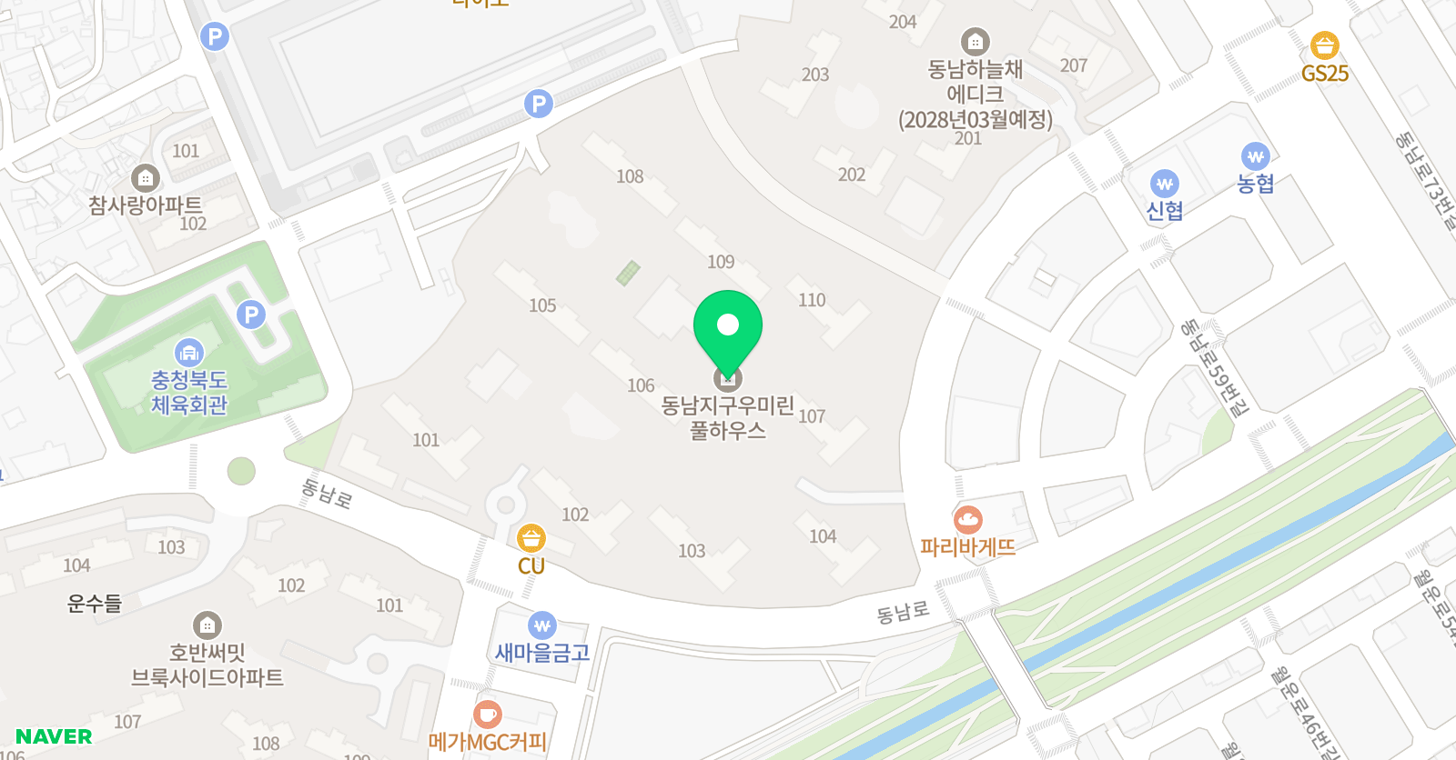 3030영어 동남지구운동러닝센터 위치