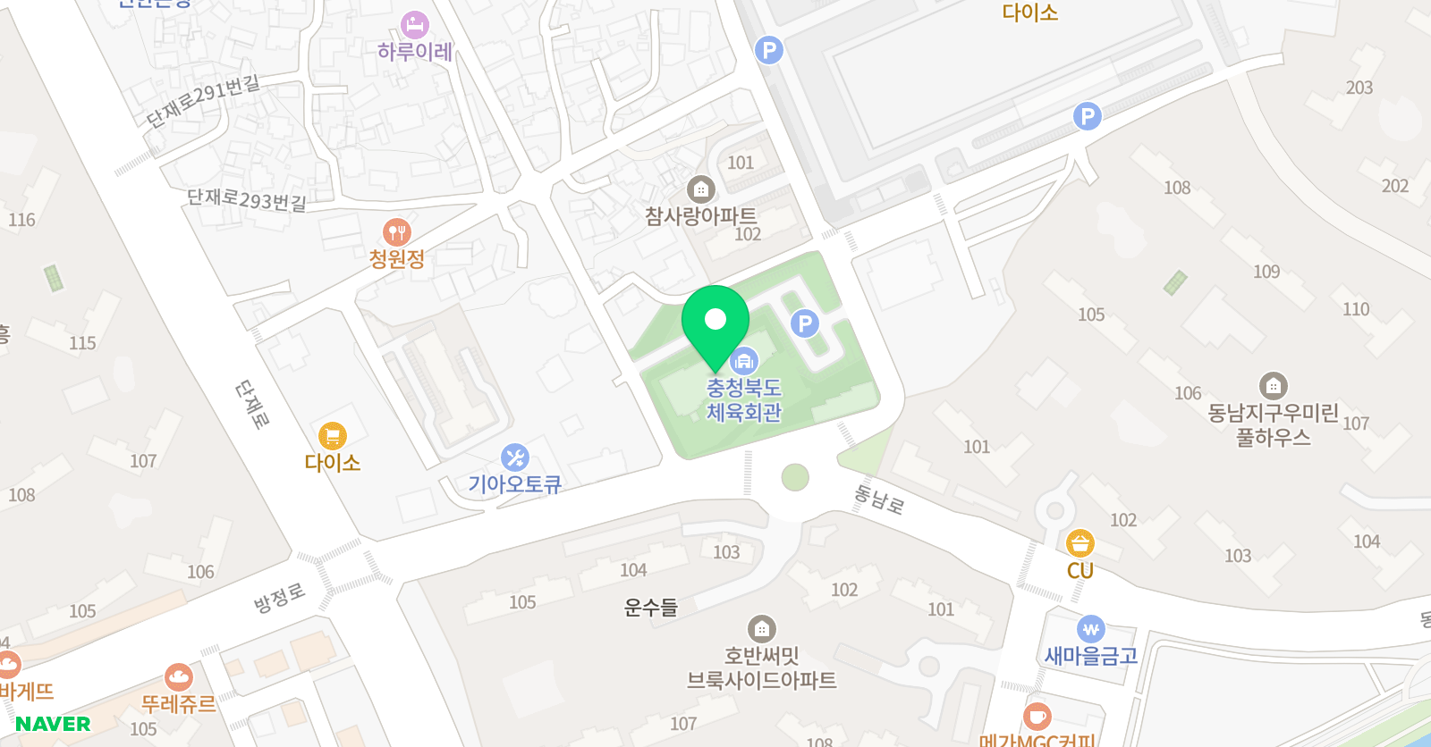 힐링스포츠 위치