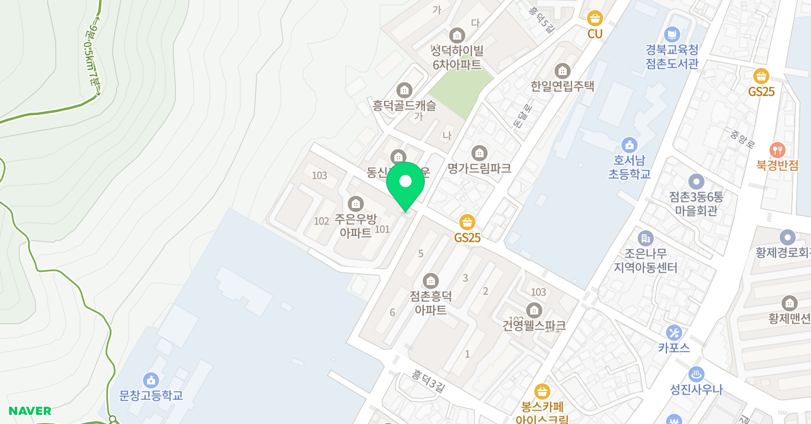 책나무 로뎀영수학원 위치