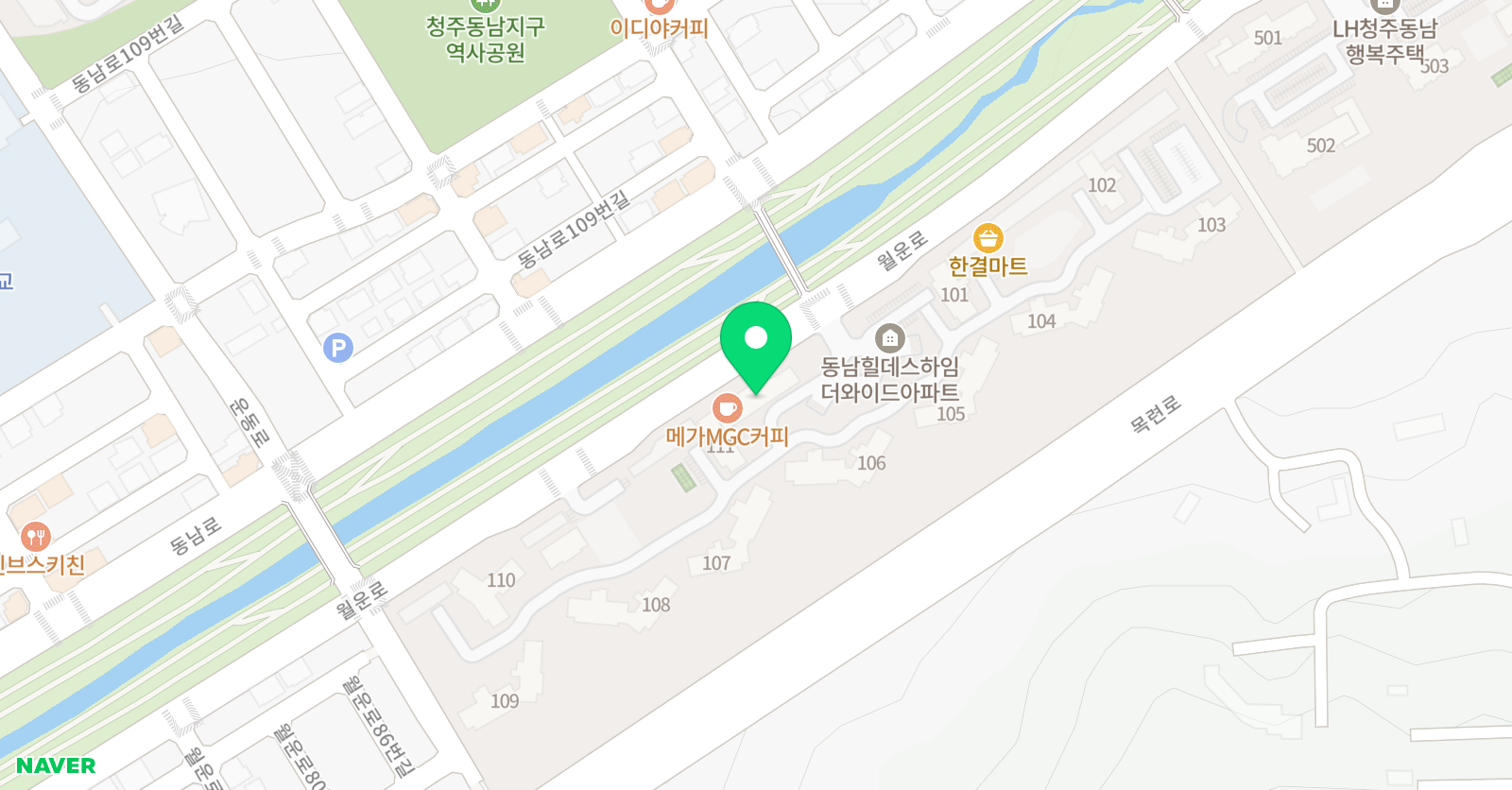 링키 영어 동남힐데스하임점 위치