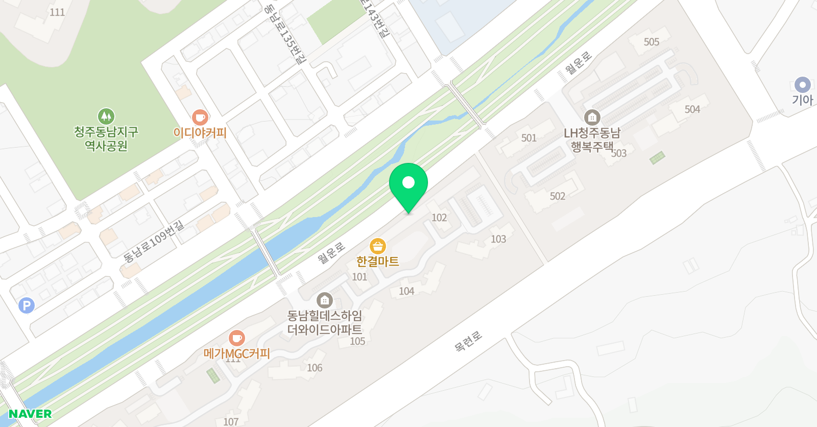 푸르넷 하이 수학교습소 위치