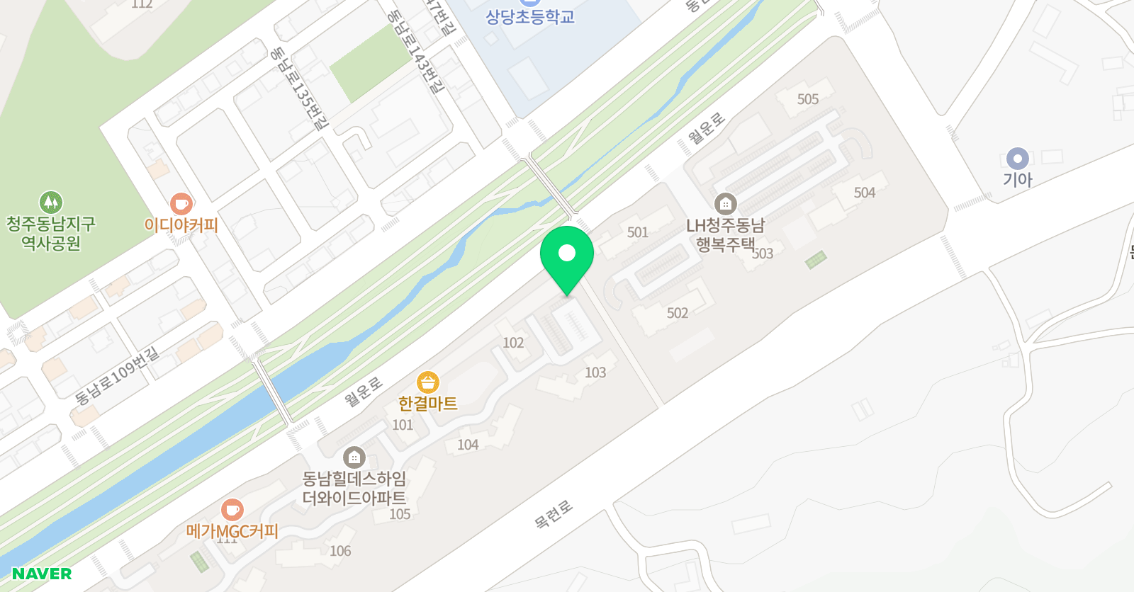 YBM램클래스 동남 영어교습소 위치