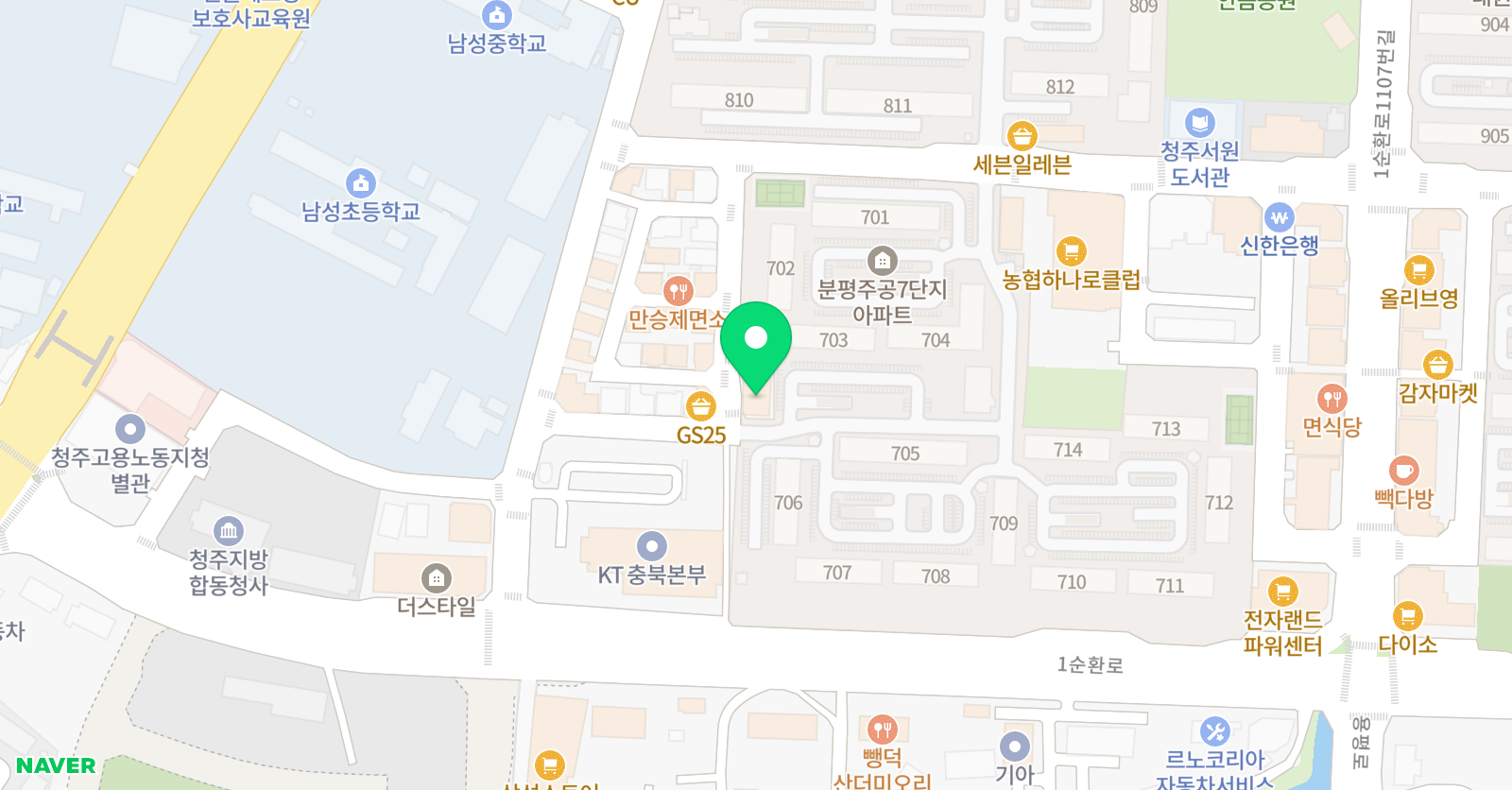 벡터학원 위치