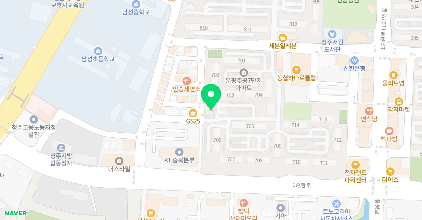 초이스 영어학원 위치