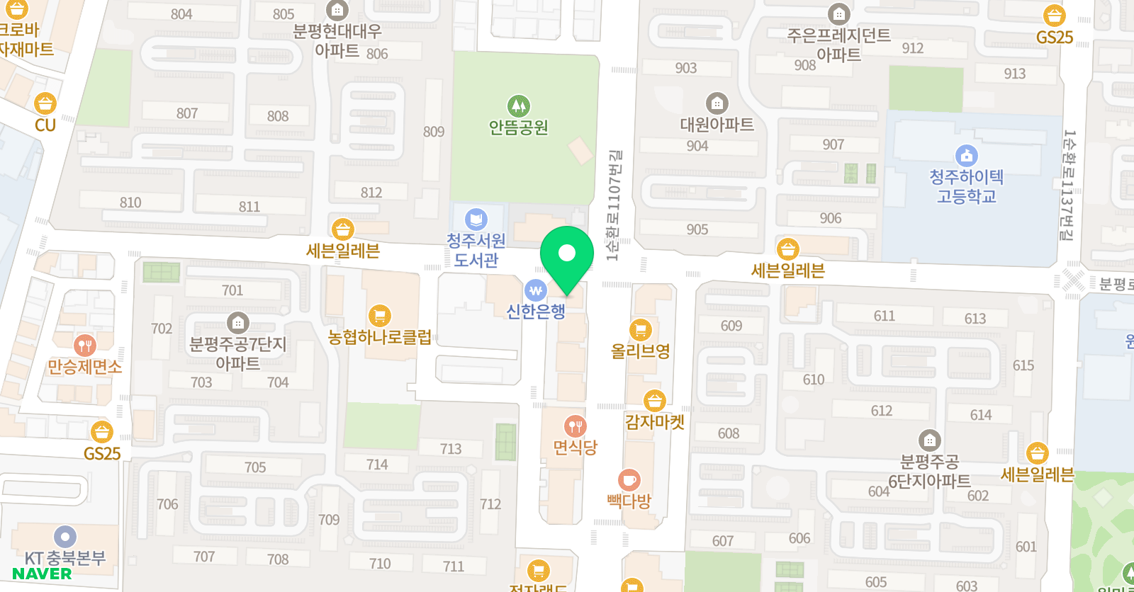 매쓰플랜 수학학원 위치