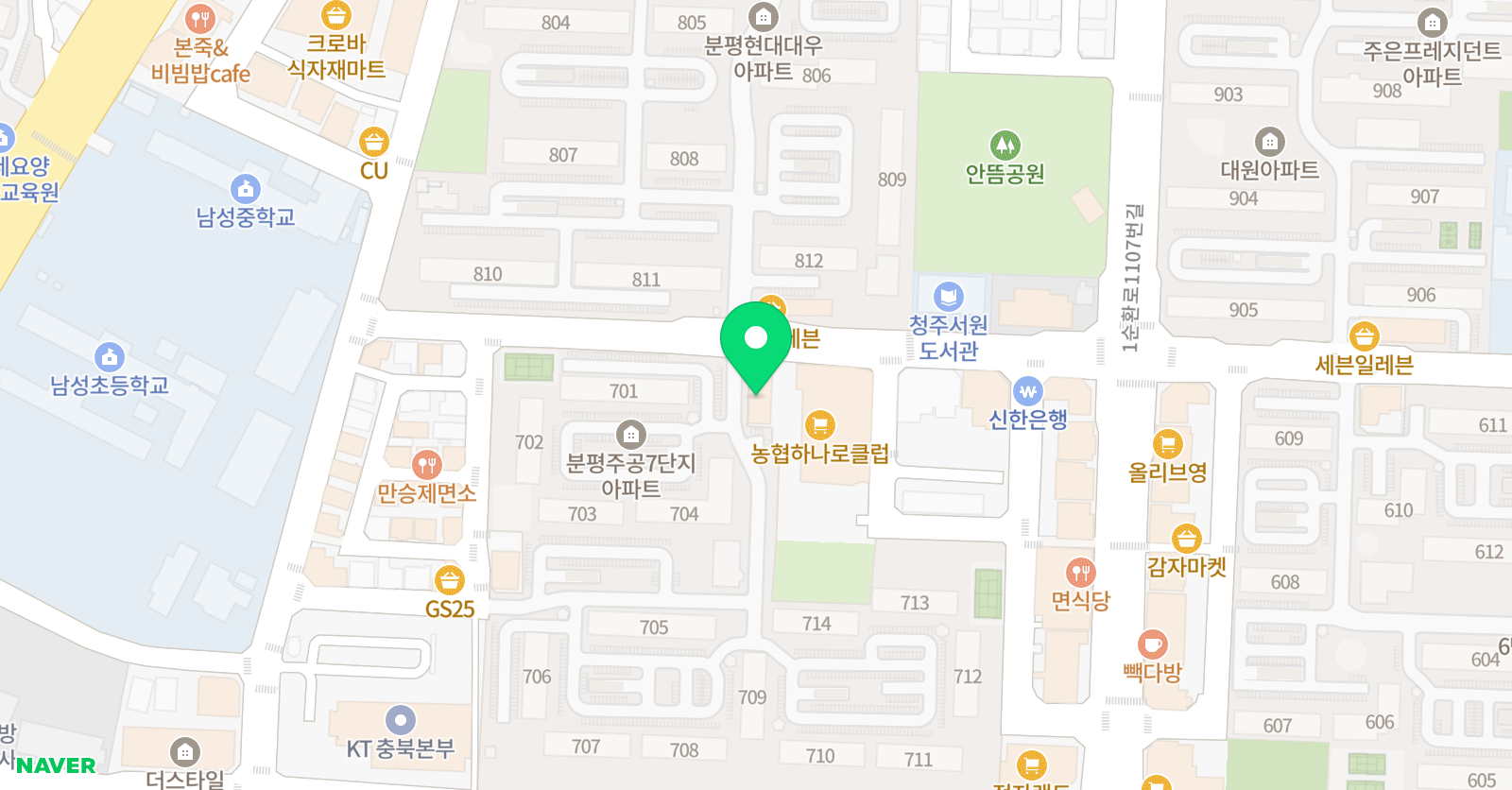 삼성 영어학원 분평리더스교실 위치