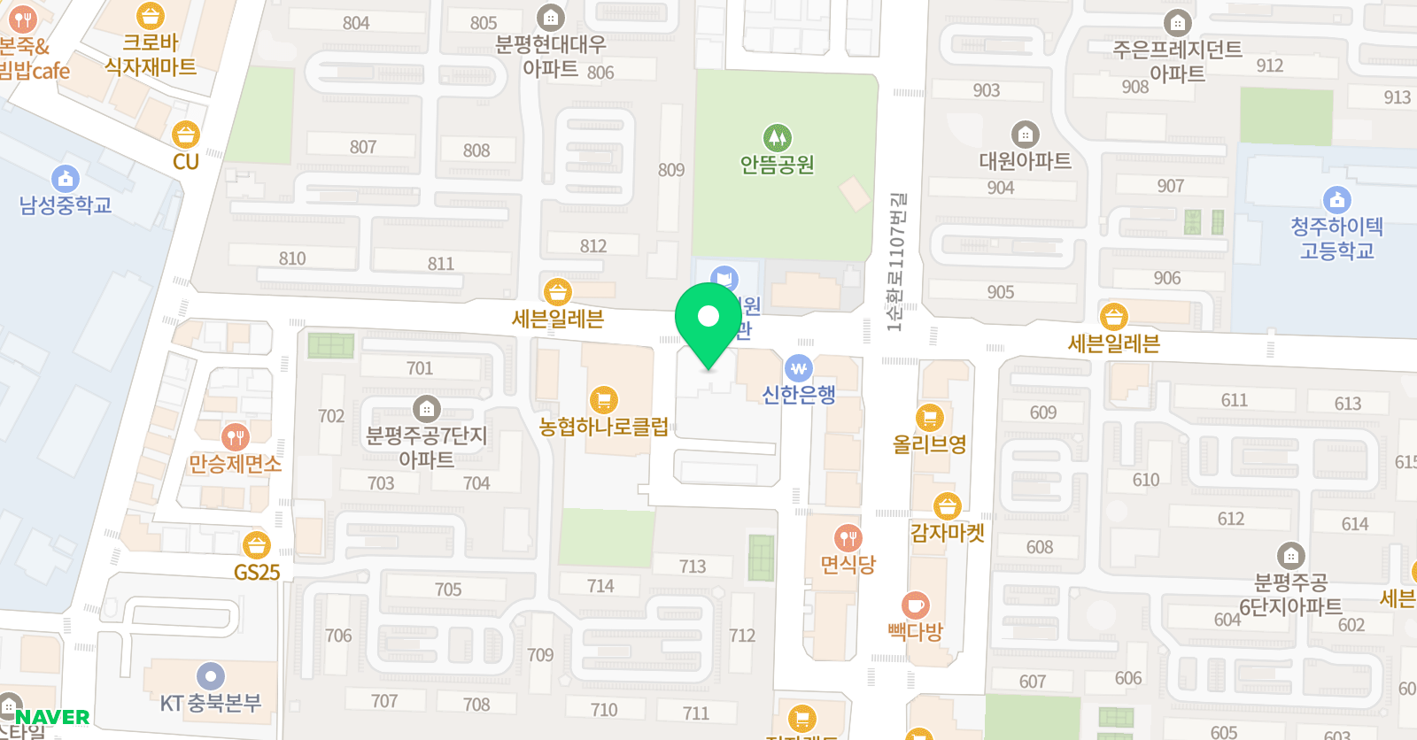 해머 수학학원 위치
