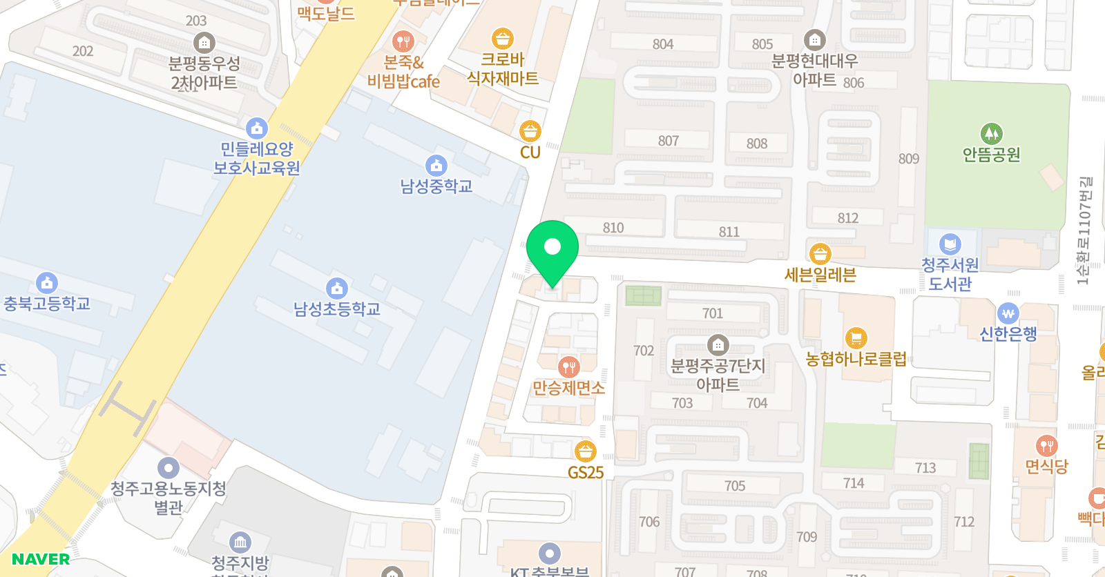 3030영어 분평남성러닝센터 위치