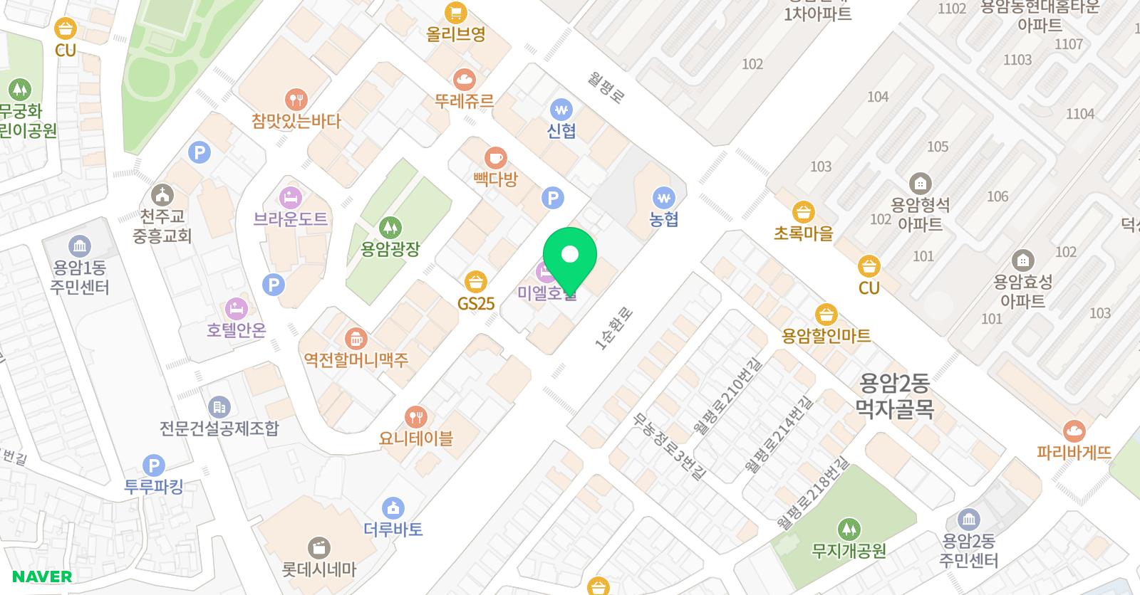 에이에프스타즈댄스학원 위치
