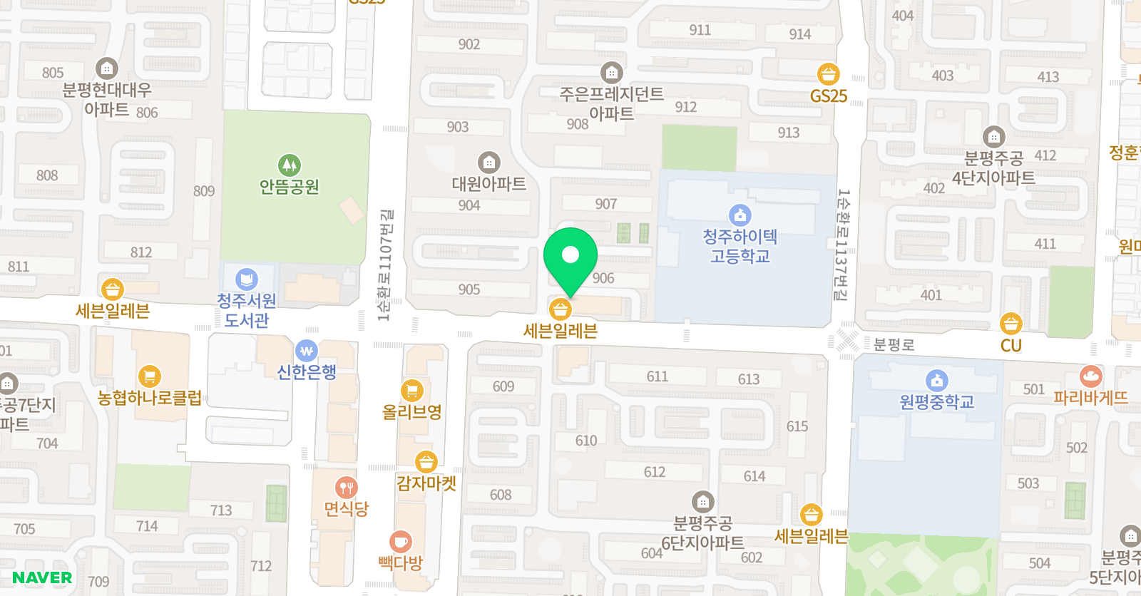 대원 푸르넷 위치
