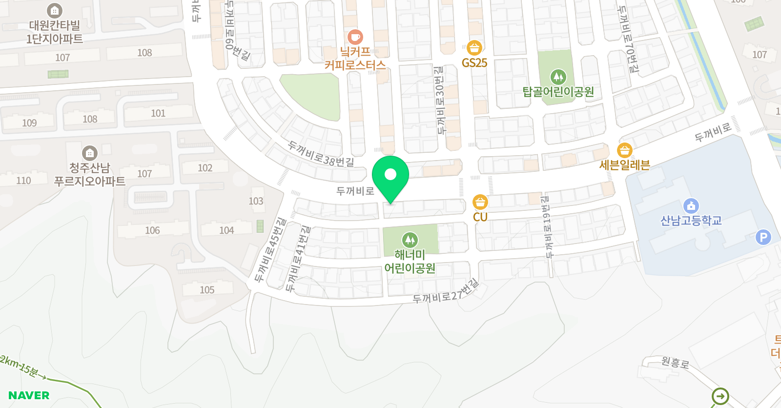 명성 수학학원 위치