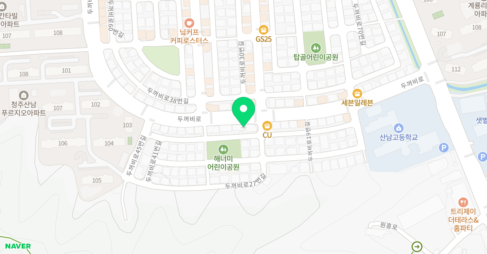 재미진잉글리쉬 위치