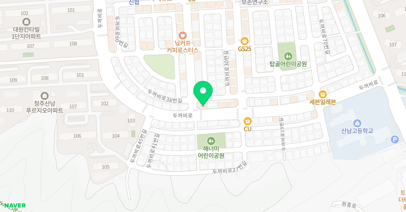 청비 영어수학원 위치