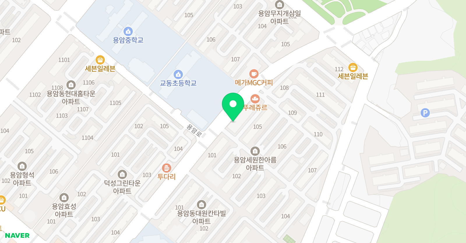 아이린 미술학원 위치