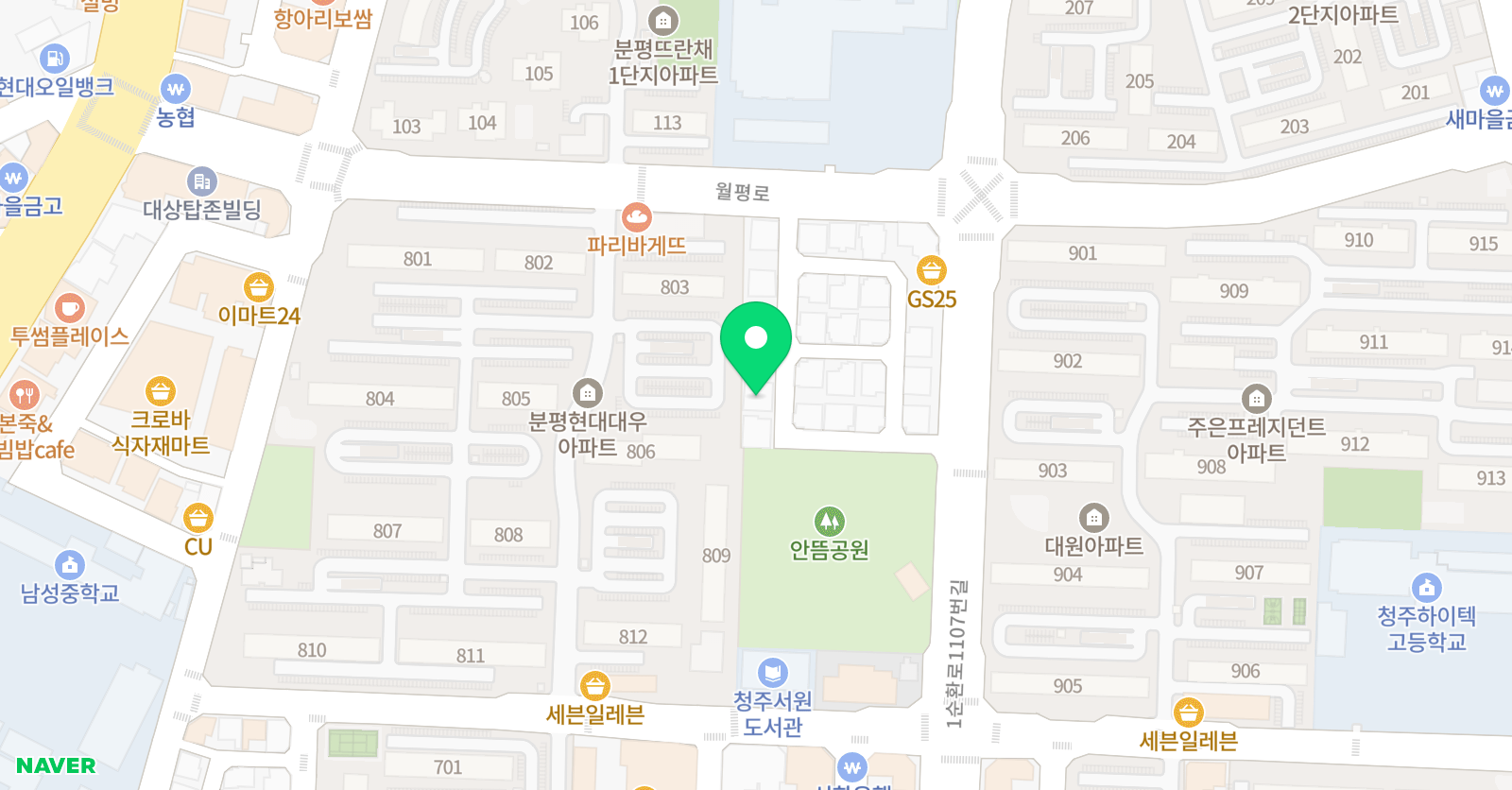 강쌤수학 위치