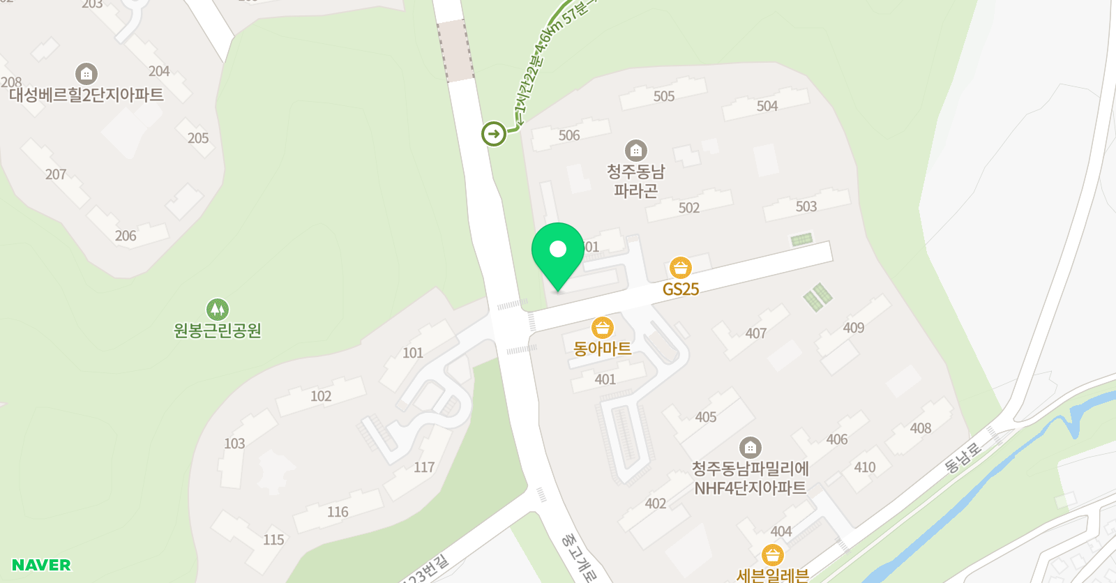 바른 음악교습소 위치