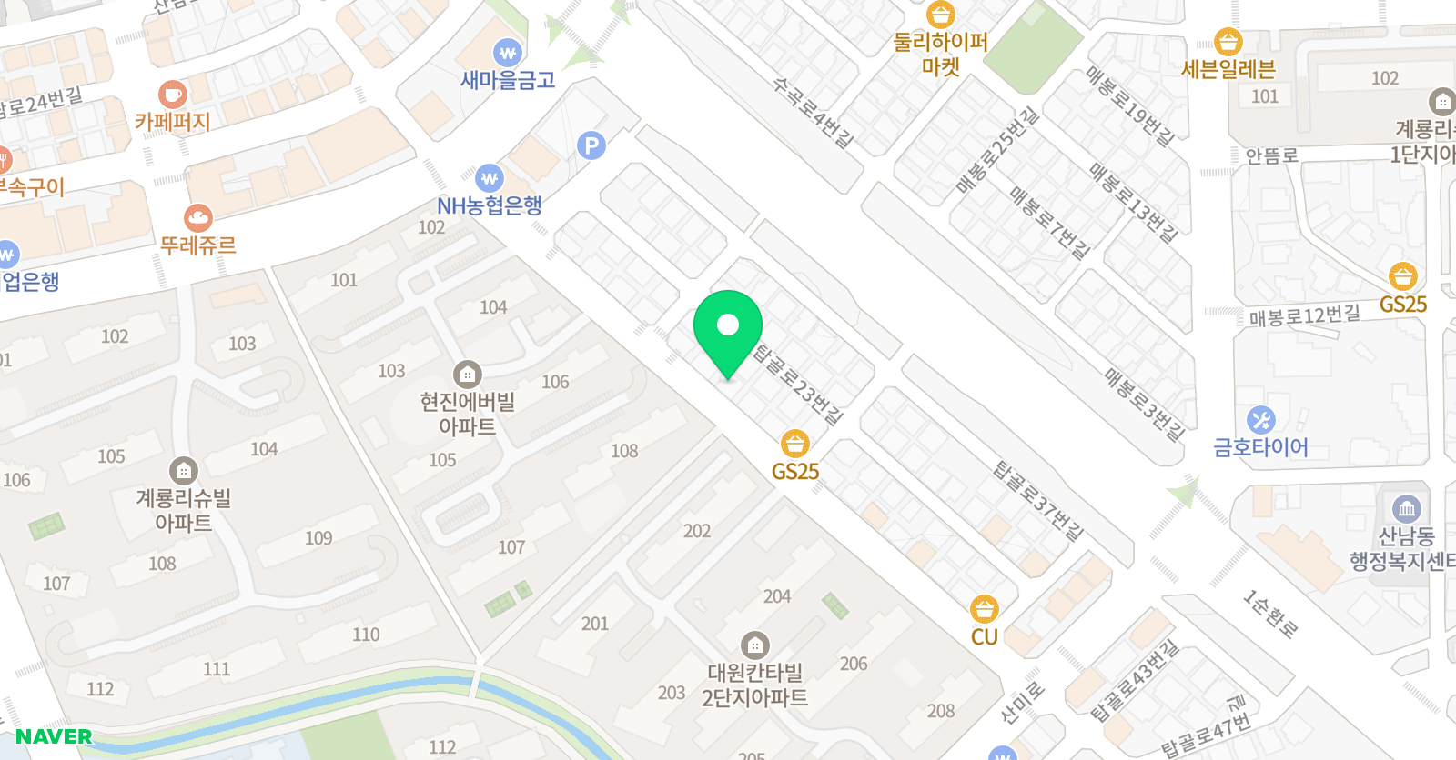멘티 포유 위치