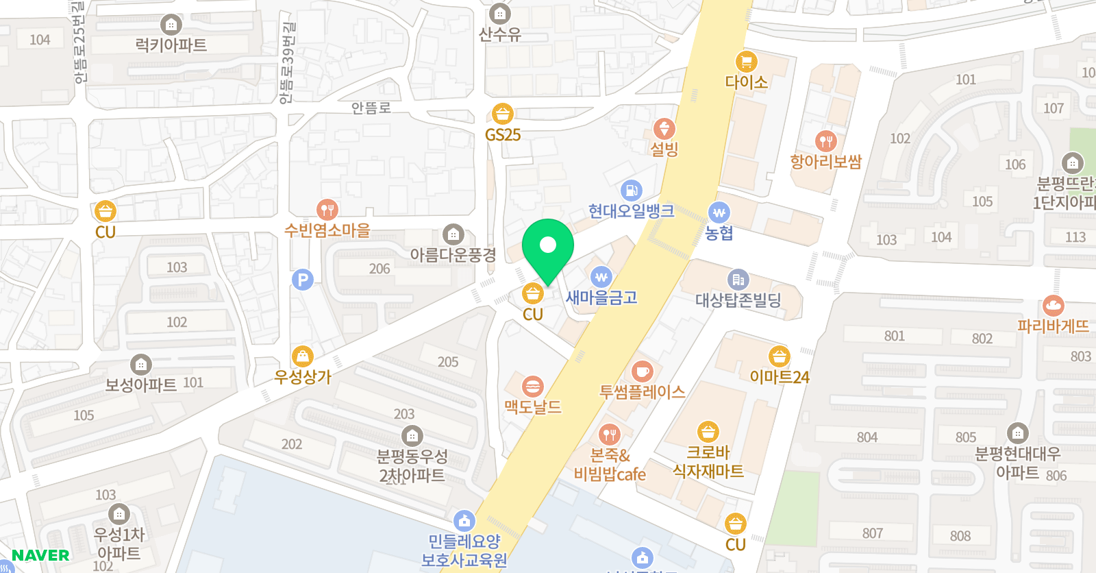 두레 학원 위치