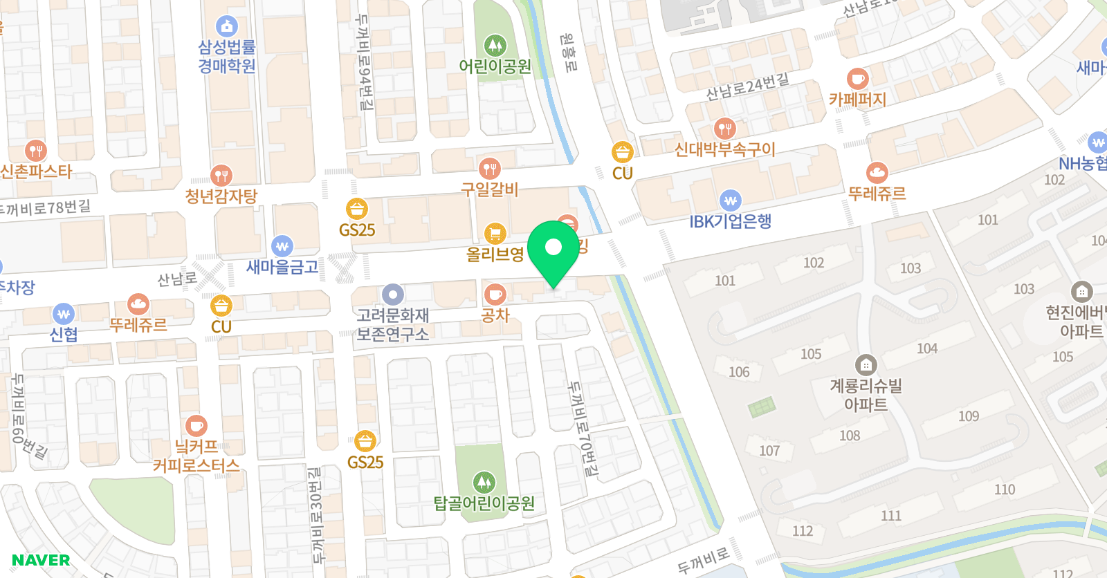 이지피지 어학원 위치