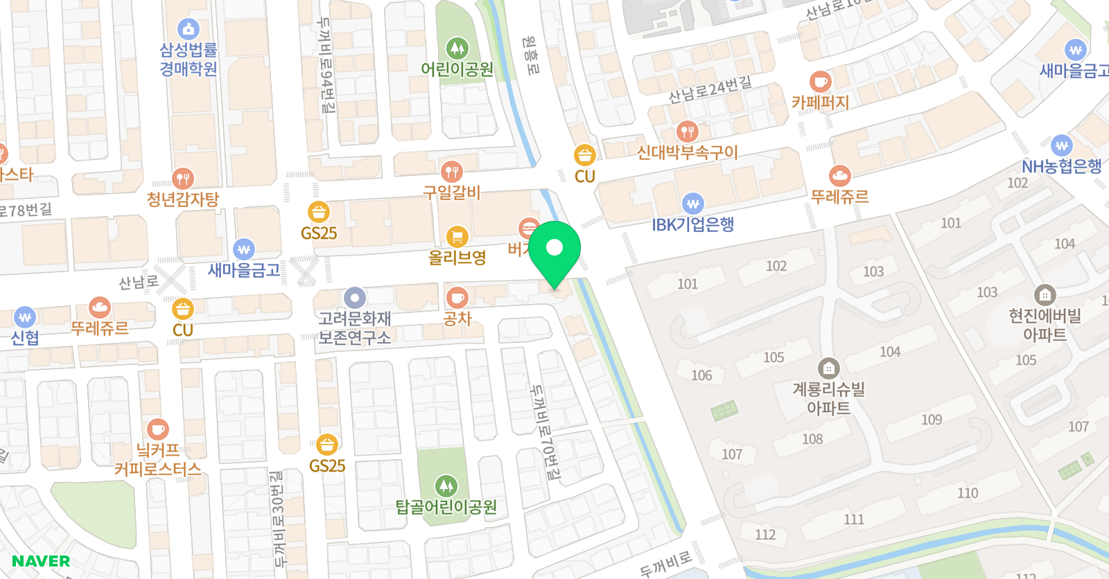 예스 영어학원 위치