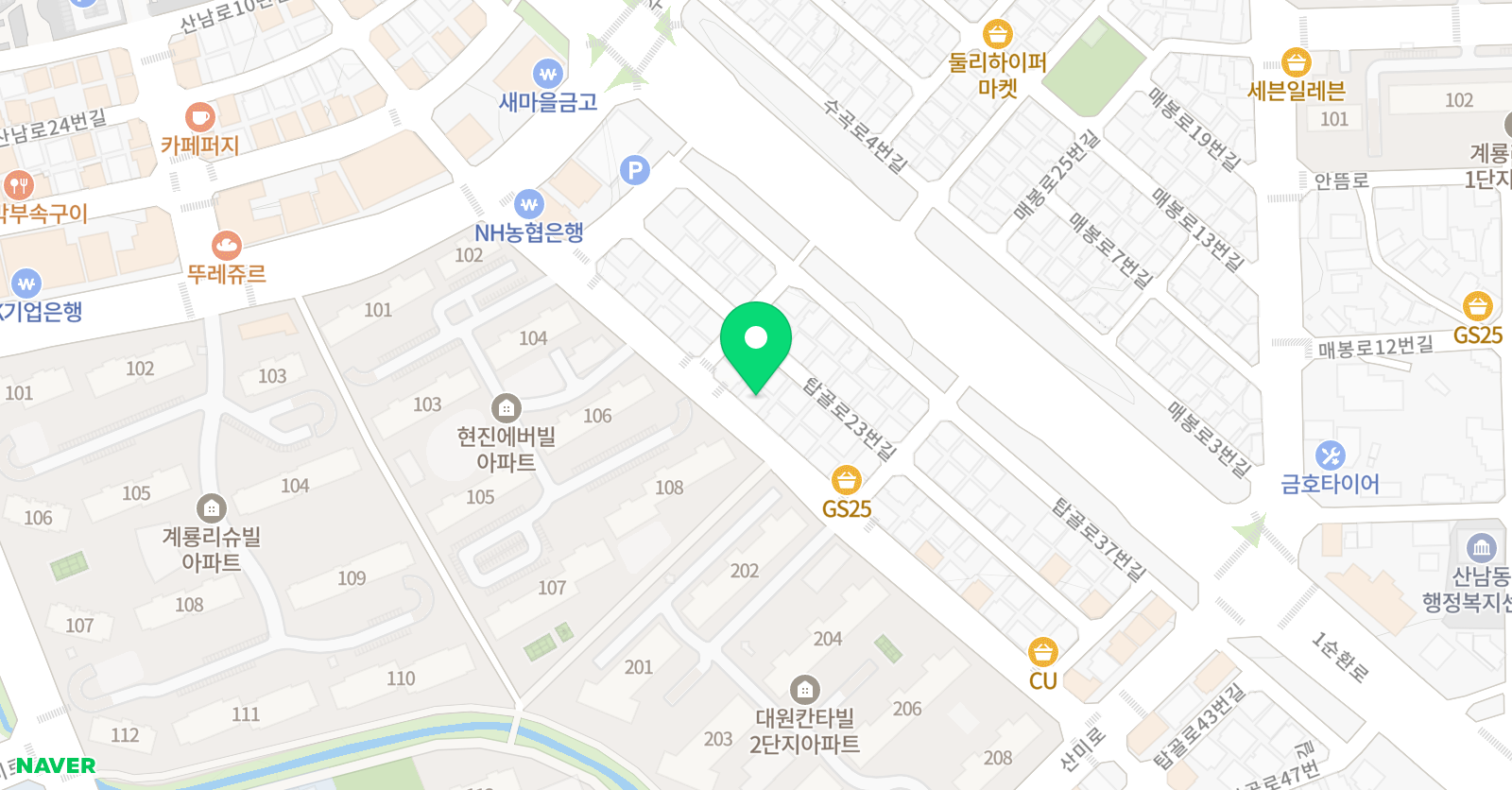 현 수학영어 위치