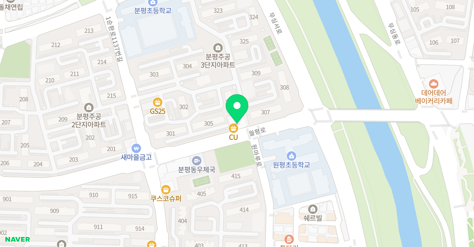 뮤직플러스 음악학원 위치