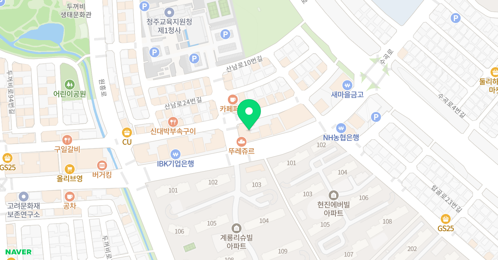 용비석사 태권도 위치