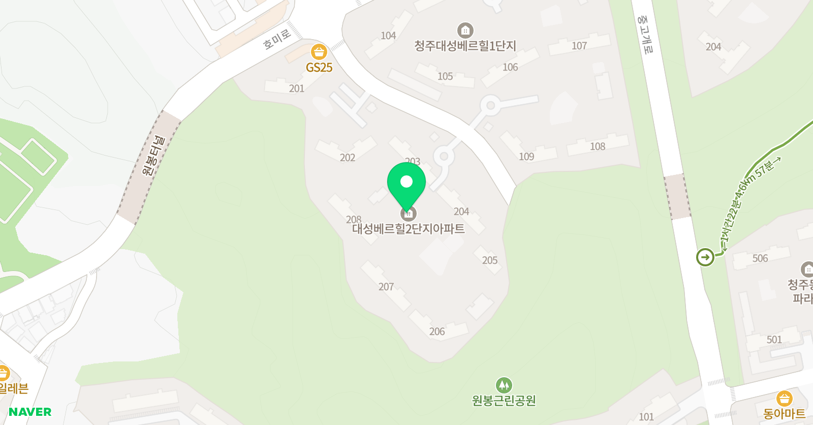 스마트해법영어 동남점 위치
