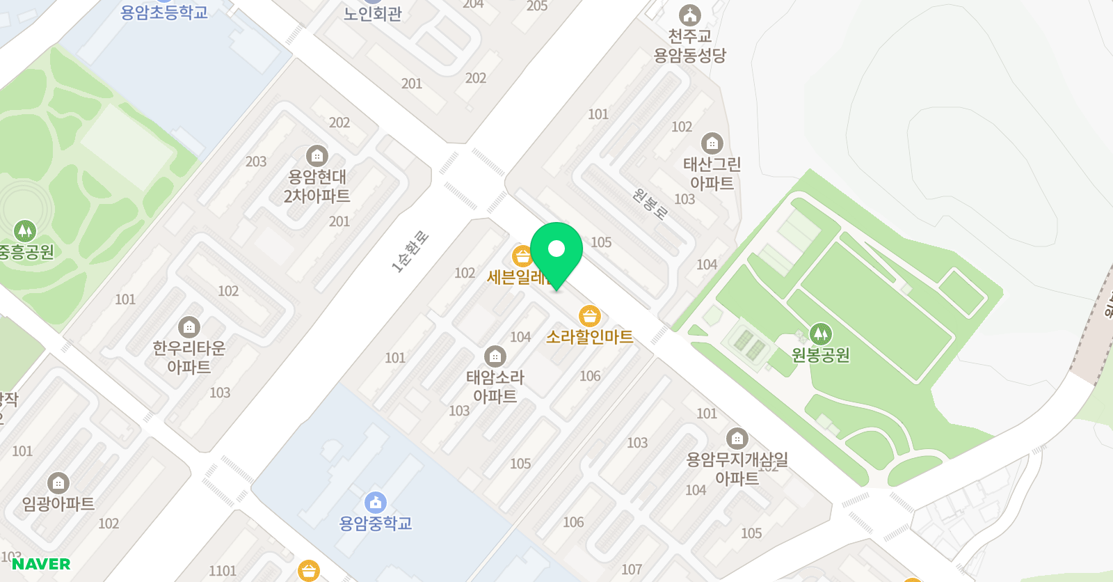 소나레 음악학원 위치