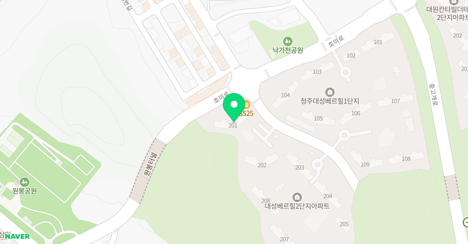 동남 주산암산교습소 위치