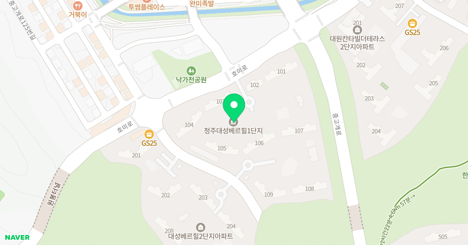 푸르넷 공부방 동남점 위치