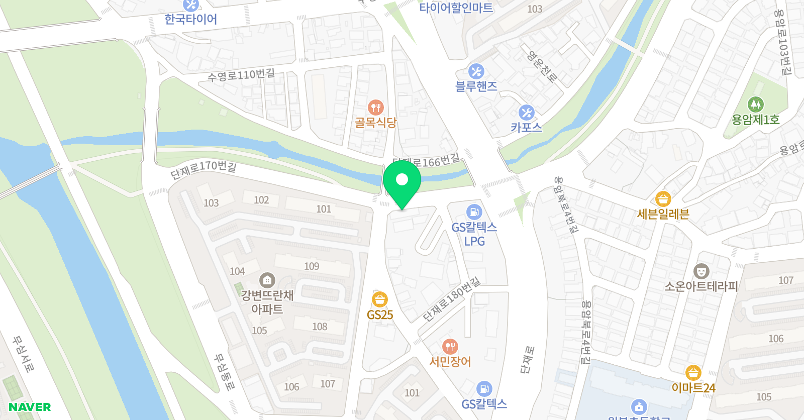 아리랑 태권도 위치