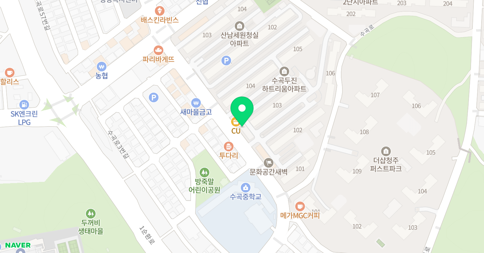 지앤나래 음악학원 위치