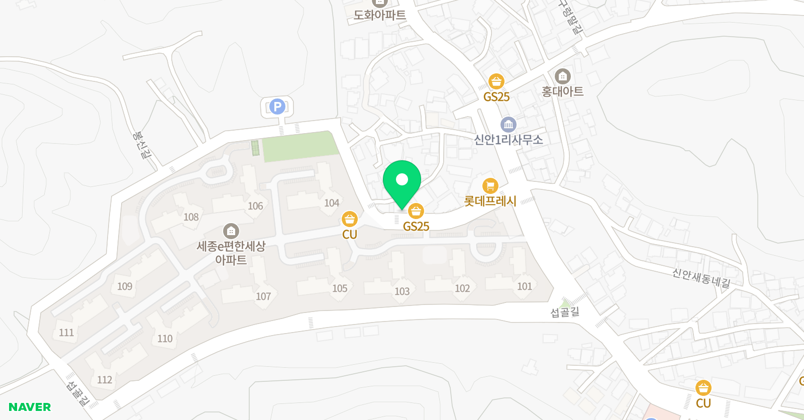 참조은 학원 위치