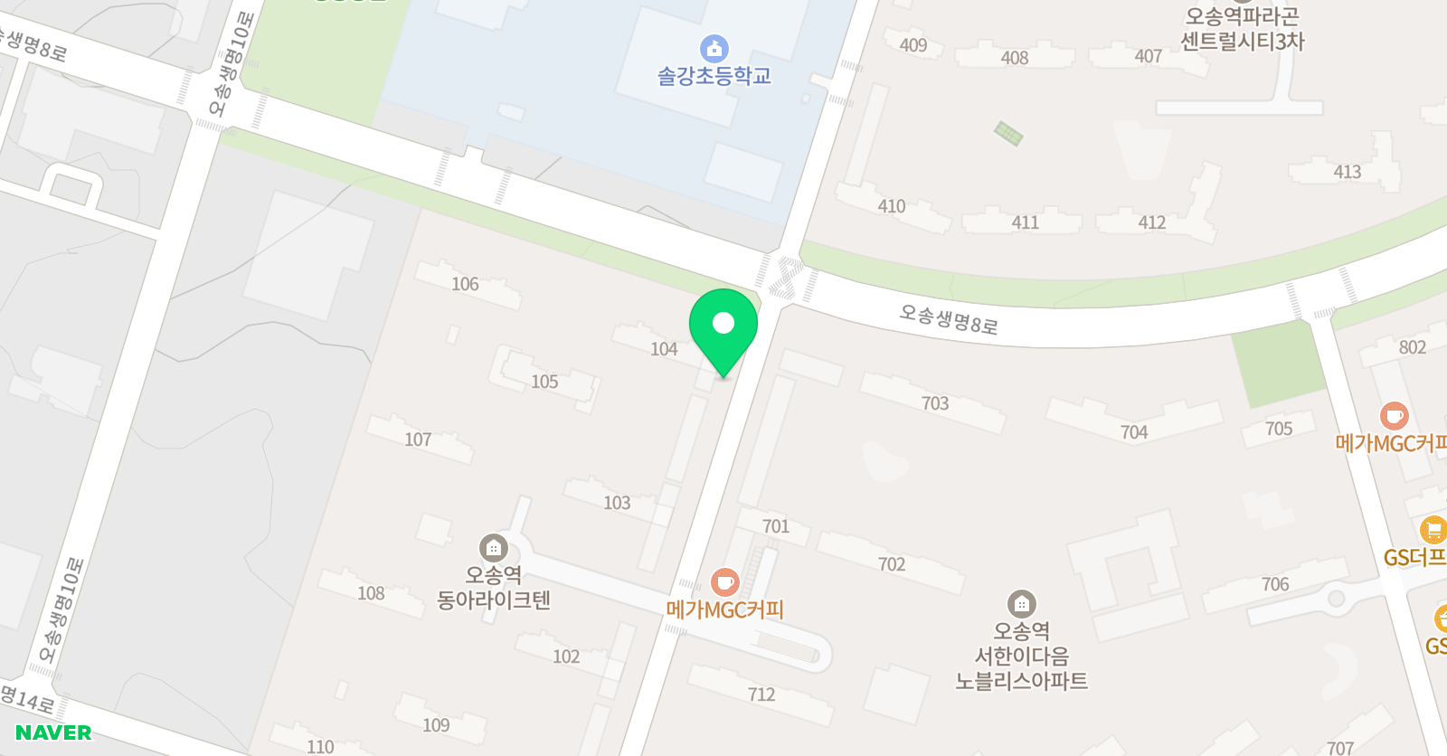 호호미술관 미술학원 위치