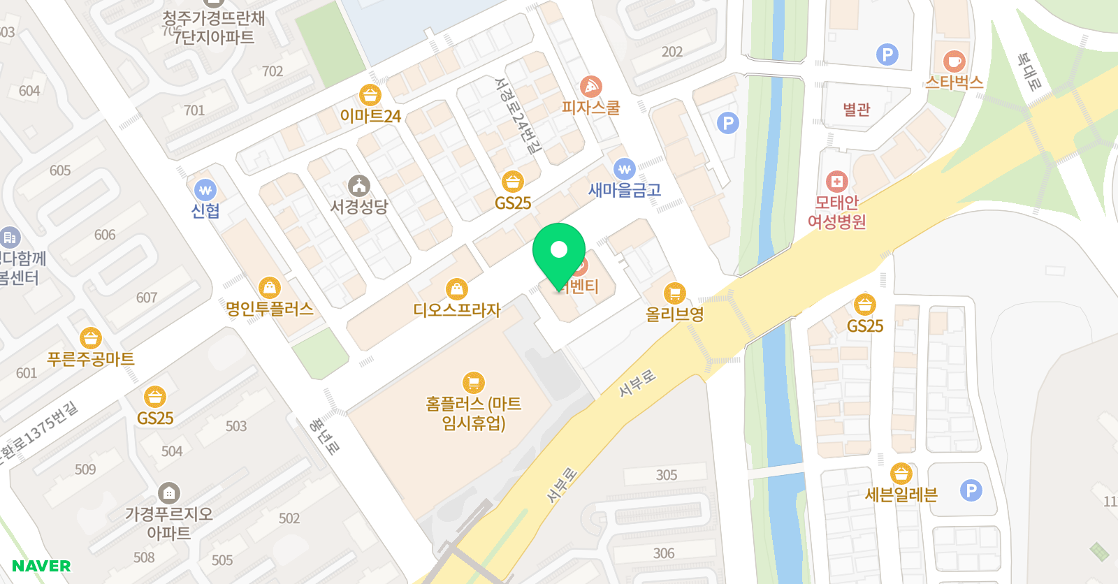 유니 어학원 위치