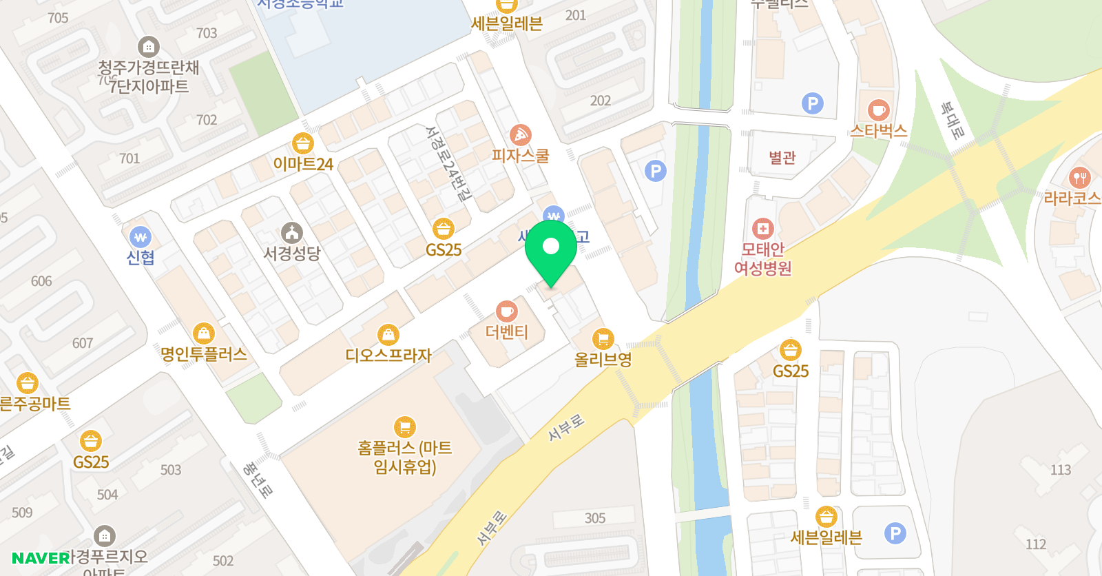 그랜빌 어학원 위치