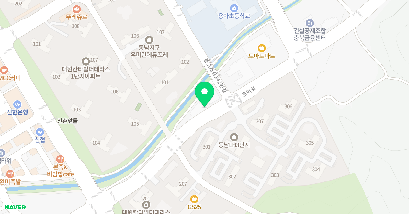 하늘그림동남 미술학원 위치
