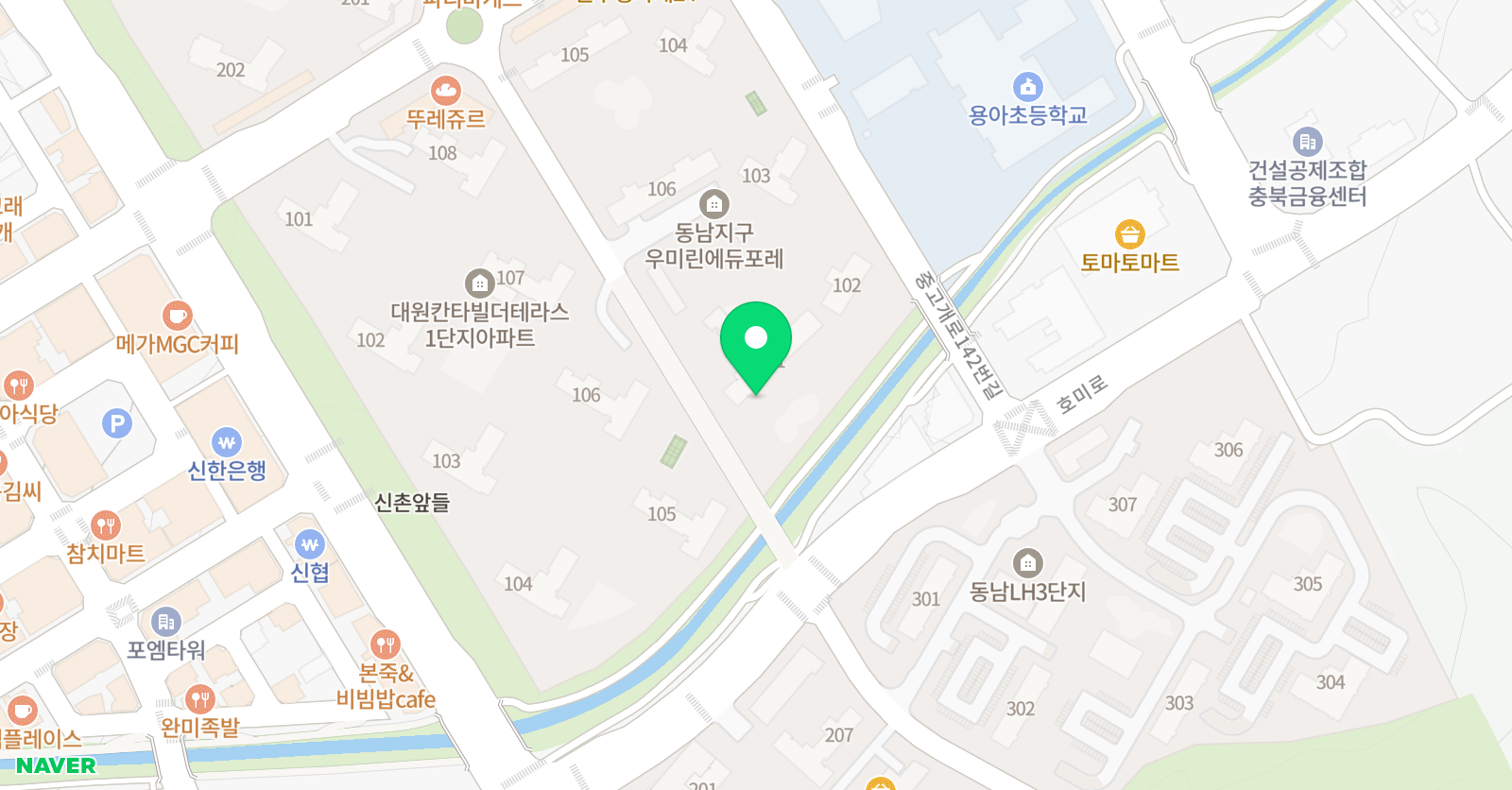 에듀포레 수학n조이 공부방 위치