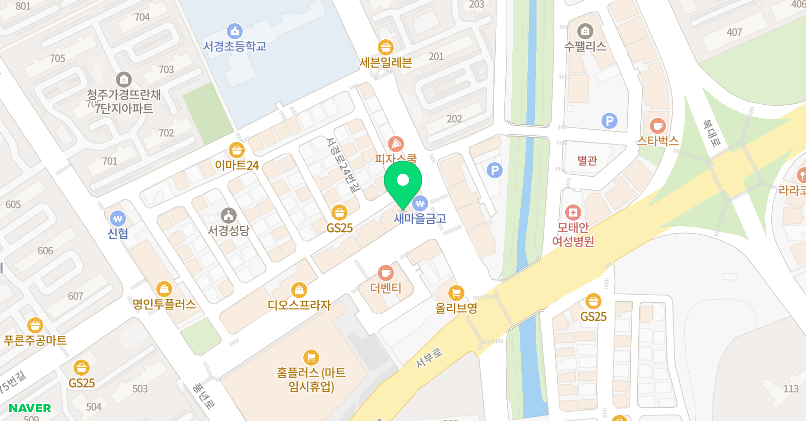 레아발레학원 위치