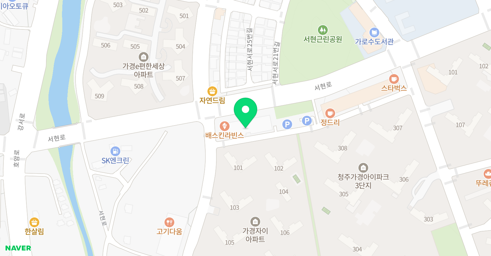 The더 수학원 위치