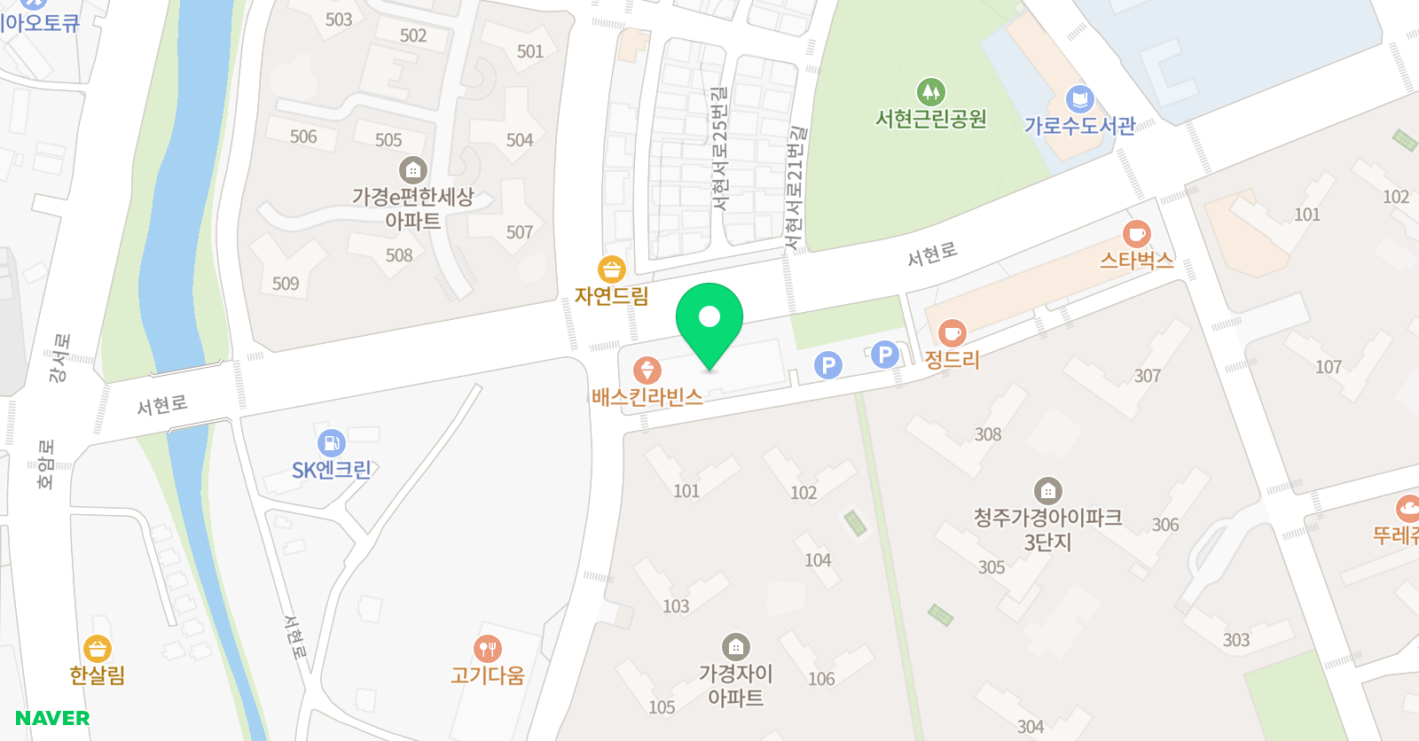 강 수학학원 위치