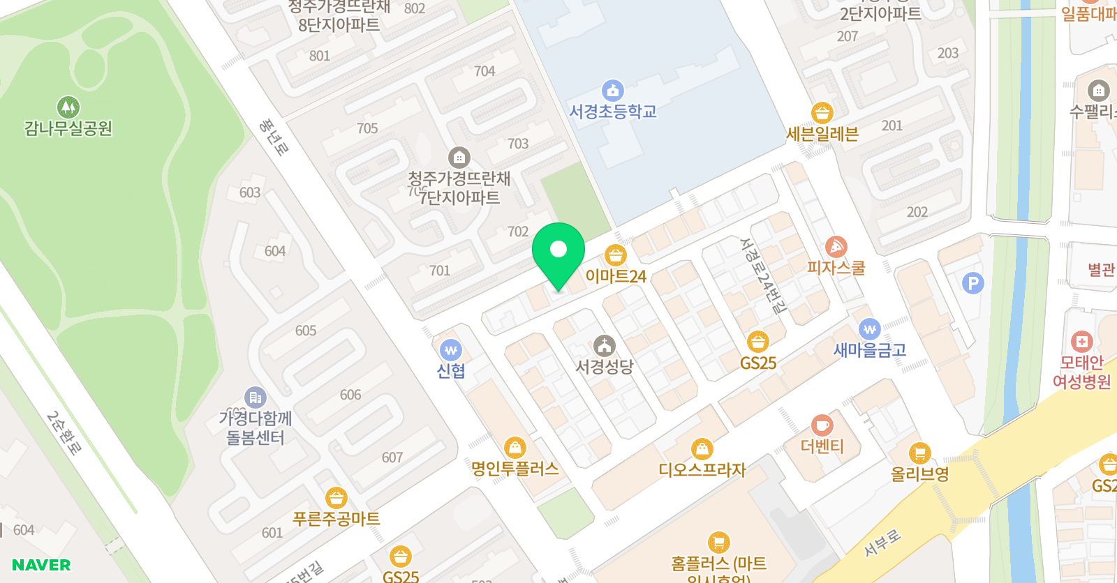 아이노스 음악학원 위치