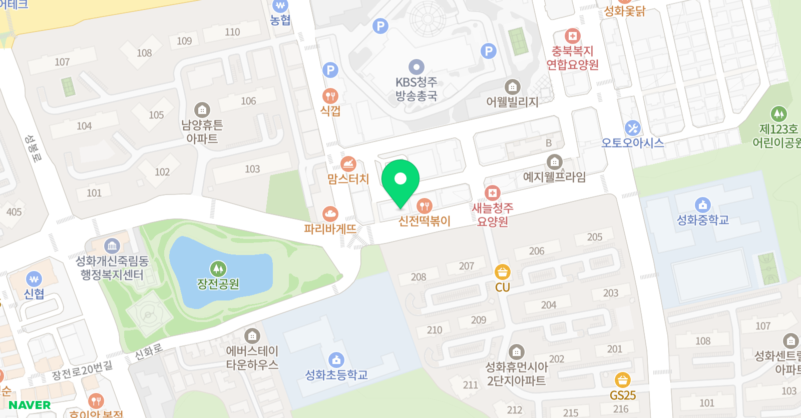 엠마스터 수학학원 위치