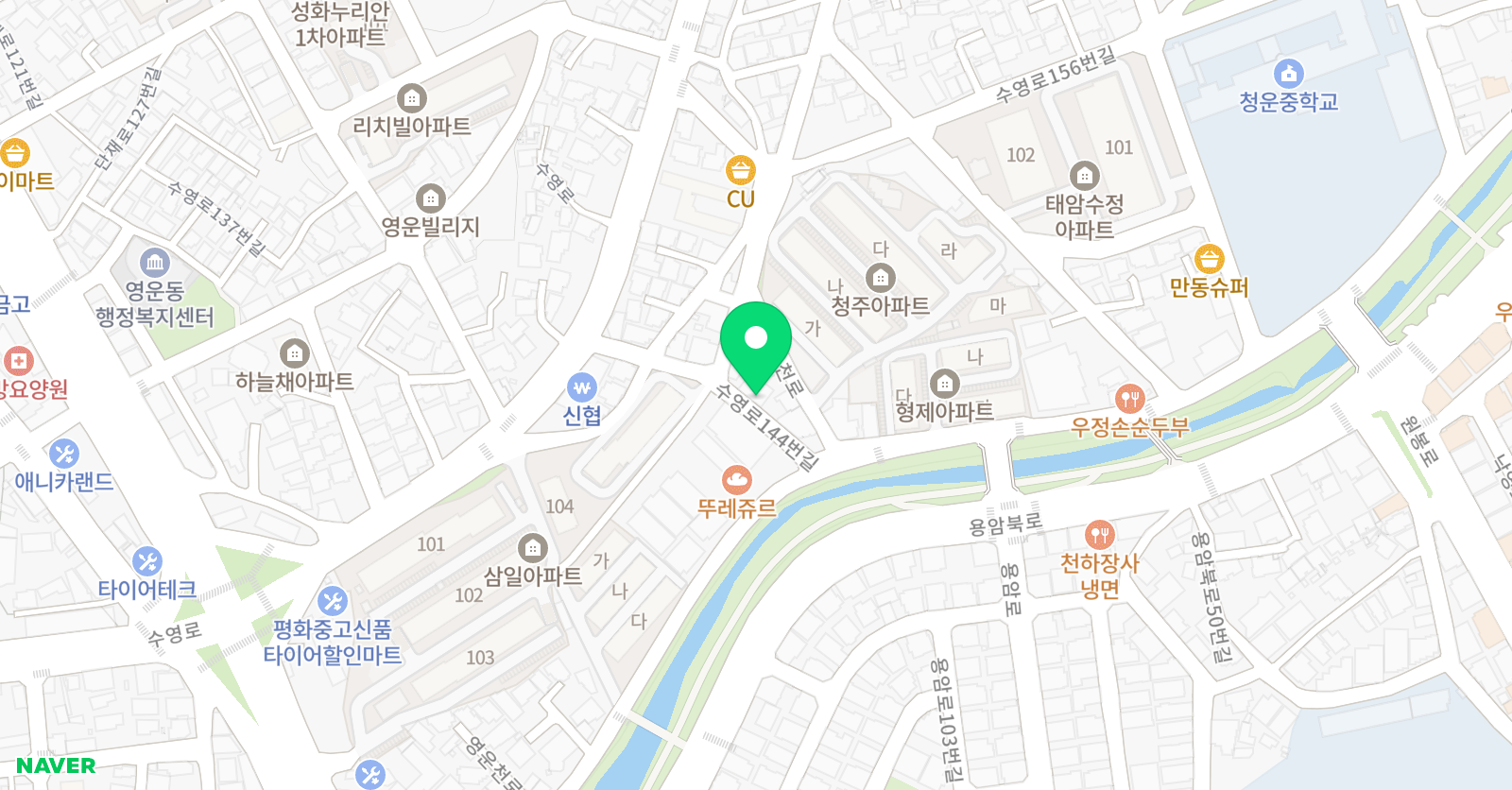 민 족학원 위치