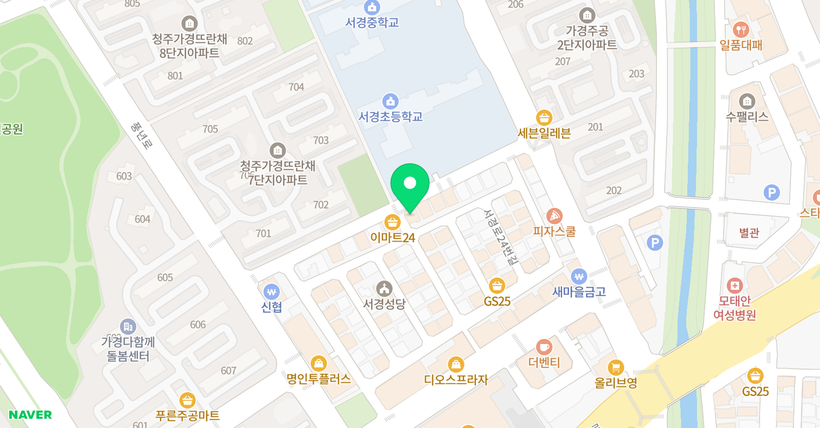 한솔플라톤 독서토론논술 서경초교실 위치