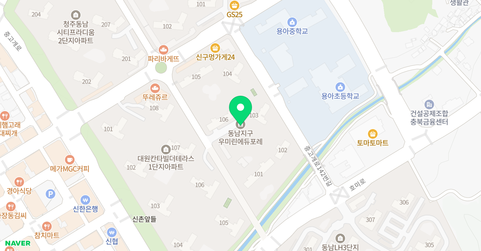 토론하는아이들 용암우미린 GLE센터 위치